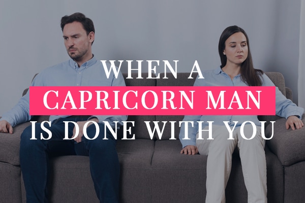 Why capricorn man pulls away